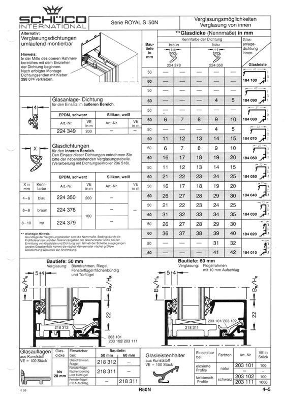 Fensterdichtung Innen Preis Pro Meter Sch Co Royal S Glasdichtung