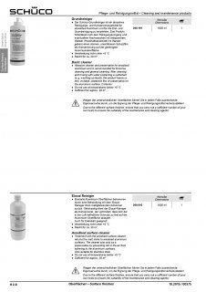 Sch&uuml;co Metall-Polish (ELOXAL-REINIGER), 1 Liter, Artikelnummer: 298010