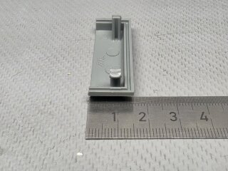 Schüco Entwässerungskappen  Grau RAL 7001 Nr. 208693 10 ST.