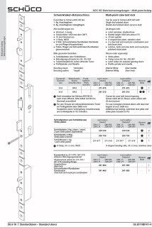 Schüco ADS HD Schwenkhaken-Bolzenschloß 34/92/10 U24 Nr.211473