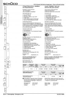 Sch&uuml;co ADS AP 4 RF-Schloss SafeMatic MFV Ftk. E  32,5/92/9