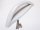 Handgriff aus Metall, grau lackiert mit Befestigungsschrauben, Bohrabstand 175mm