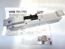 WindowMaster Verriegelungsmotor, 24V DC, Nr. WMB 702 0101, mit Fl&uuml;gelbock