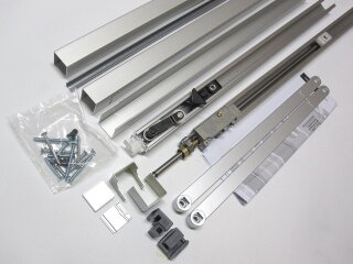 DORMA G 93 GSR/BG Gleitschiene - Schließfolgeregler Nr. 64144001 EV1 silber
