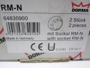 DORMA Rauchmelder  RM-N 24VDC , 2 Stück mit Sockel...