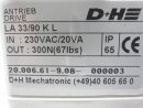 D+H Linearantrieb Lamellenantrieb LA 33/90 K L , 230VAC 300N  Baujahr 9.08