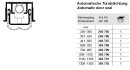 Schüco Automatische Türdichtung 1270mm Nr. 266791  ab 2012 mit Lagerungsspuren