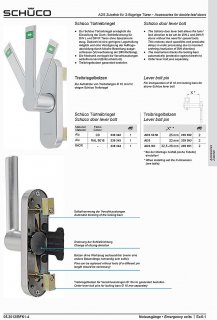 Schuco Ads Turtreibriegel Ds Ral9016 119 87