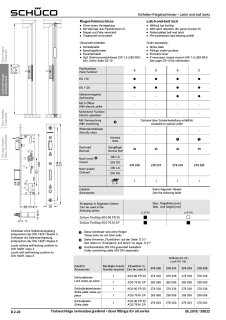 Schüco P-RF-Schloss B-1820 B 35/92/9 F270x28 T30+T90 Nr. 270752
