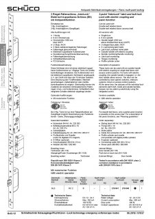 Schüco ADS HD/SS AP MFV 3-F-Schloss InterLock EK C 44,5/92/9 RS 730/760