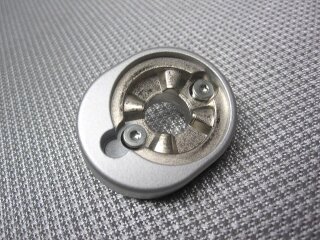 Schüco Befestigungsrosette abschließbar für Steckgriff CO Alu matt Nr. 247131