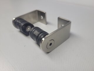 Schüco Halter für Türgriff gerade Inox Nr. 210948