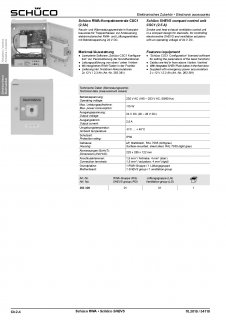 Schüco RWA-Kompaktzentrale CSC1 2,5A 0101 Nr. 263320