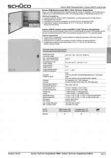 Schüco RWA-Modulzentrale MSC1 TipTronic 24A 0107 Nr. 263337