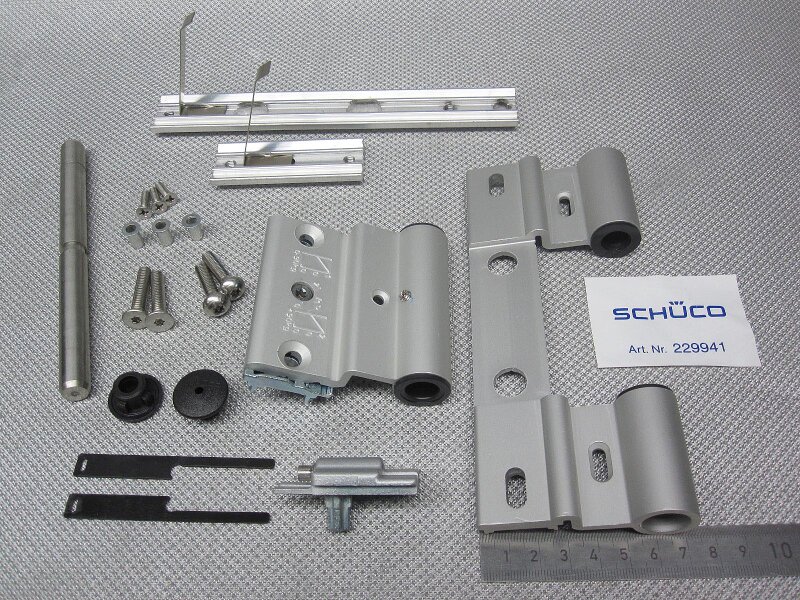 Schüco Rollentürband Firestop II 3-tlg. 170/73/34,5/20,5/14 ALU C0 2 ...