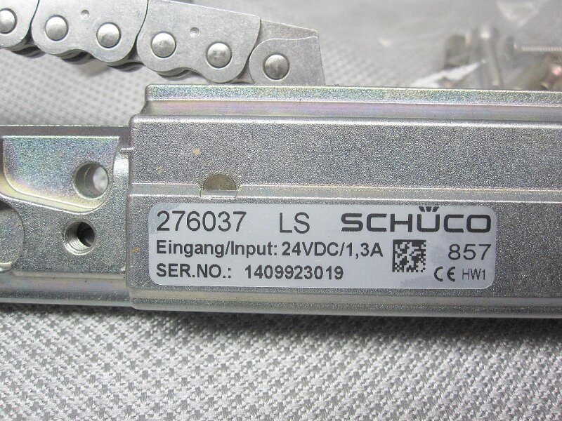 Motorisation De Porte Schüco KETTENANTRIEB K11 - Portée 787 Mm - Neuf (avec Accessoires)