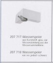 Wasserspeier/Regenwasserablauf Weiß Nr.248688