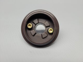 Schüco Rosette für Steckgriff Braun RAL 8019 Nr. 214904