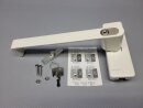 Schüco ROYAL S/AWS P-SCHIEBEKIPP HANDHEBEL abs. links drehend RAL9010 cremeweiß Nr. 277799 mit Lagerungsspuren