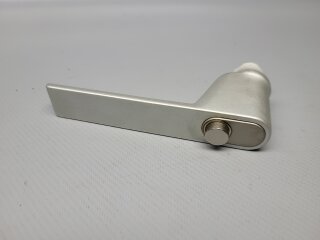 Schüco AvanTec FENSTERGRIFF Steckgriff mit Sperrtaste , C0 EV1  Nr. 247289 mit Lagerungsspuren