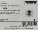 GEZE Warnleuchte SLE 220 Rot  Nr. 115934