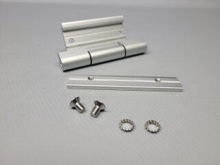 Hueck Drehflügelband Silber Nr. Z 993 419 02.0001