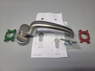 FSB gekröpfter FH Rahmentürdücker Edelstahl Standflügel  Nr. 06 1160 012