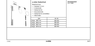 Schüco E-Slide Seileinheit 2642mm Nr. 262453