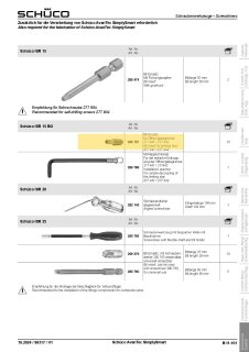 Schüco Bit ISR Bohrung 15 L25 Nr. 289787