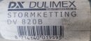 Dulimex Sturmkette Türschutzkette mit Feder  Nr.DV820B