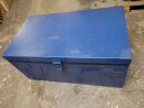 Stahlblech Werkzeugkoffer Werkzeugkiste Blau 91x53x43cm mit Lagerungspuren