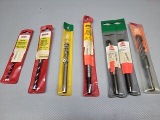 Betonbohrer Set Steinbohrer verschiedene Größen, verschiedene Marken 7 Stück
