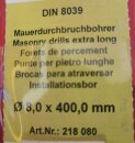 Ruko Mauerdurchbruchbohrer  Ø 8mm x 400mm 1...
