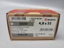 Würth Linsenkopf Blechschraube 4,8 x 32mm  (DIN...