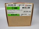 Würth Sechskantschrauben mit Schaft M10 x 80 25...