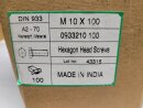Sechskantschrauben mit Vollgewinde M10 x 100 (DIN 933) A2...