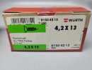 Würth Senkkopf Blechschraube 4,2 x 13mm  (DIN 7982)...