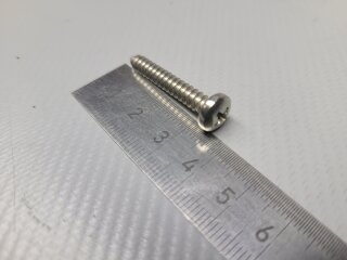 Linsenkopf - Blechschraube 4,8 x 32 A2 (DIN 7981) 100 Stück