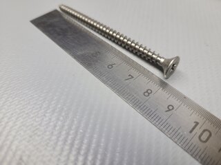 Senkkopf Holzschraube 5 x 80 Z A2 100 Stück