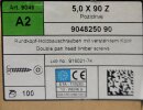 Rundkopf Holzschraube 5 x 90 Z (DIN 9048) A2 100 Stück