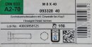 Sechskantschrauben M8 x 40 (DIN 933) A2 100 Stück