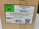 Linsenkopf - Blechschraube 4,8 x 70 H A2 (DIN 7981) 100...