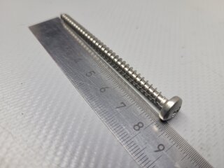 Rundkopf Holzschraube 5 x 80 Z A2 100 Stück