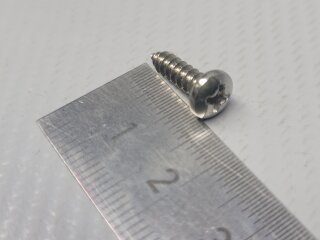 Linsenkopf Blechschraube  3,5 x 13  A2 (DIN 7981) 1000 Stück