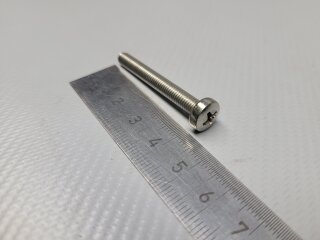 Linsenkopf Schraube M5 x 40 (DIN 7985) A2 100 Stück