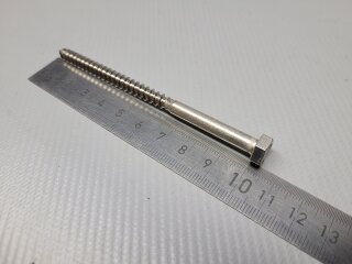 Würth Sechskant Holzschraube 6 x 100 (DIN 571) A2 100 Stück Nr. 0193 6 100