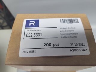 Linsenkopf - Blechschraube 4,8 x 38 A2 (DIN 7981) 200 Stück